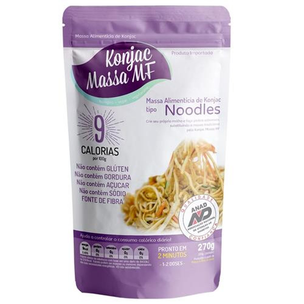 Massa alimenticia de Konjac tipo Noodles
