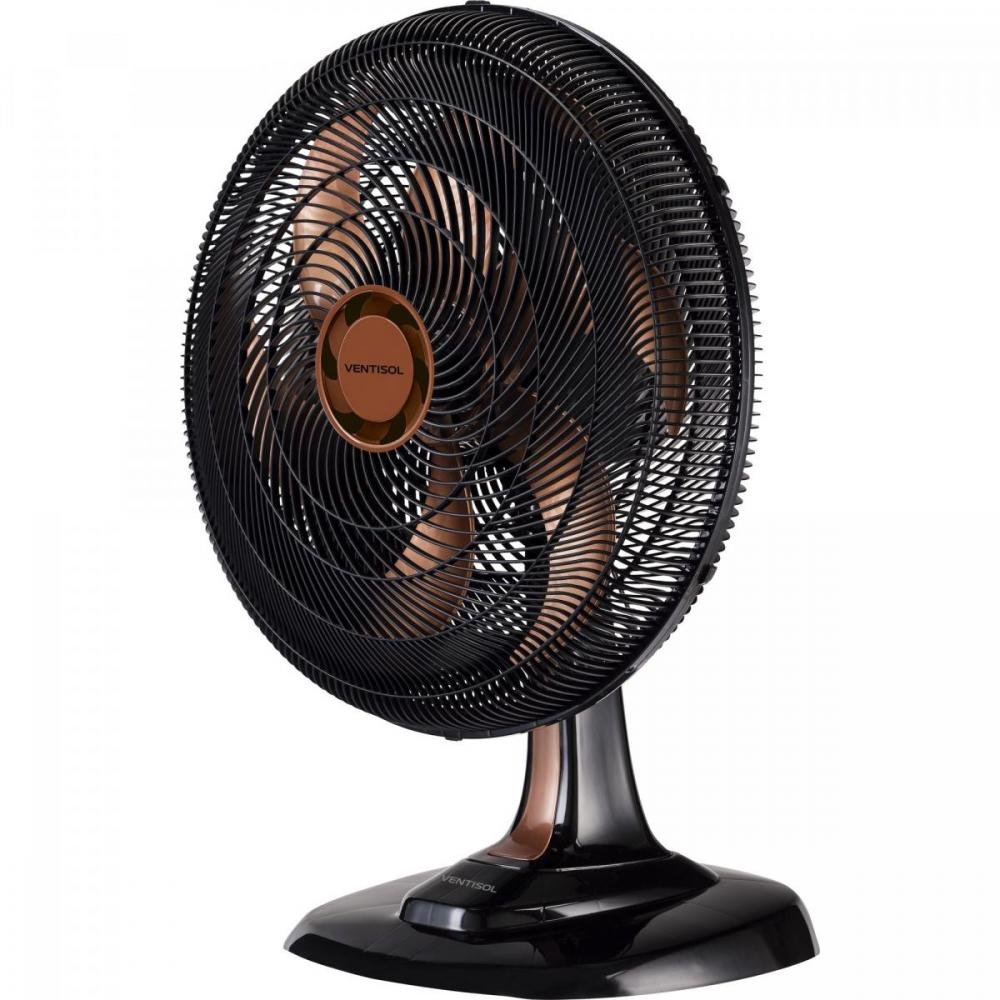 Ventilador de Mesa 50cm 220v Turbo6 Bronze Ventisol