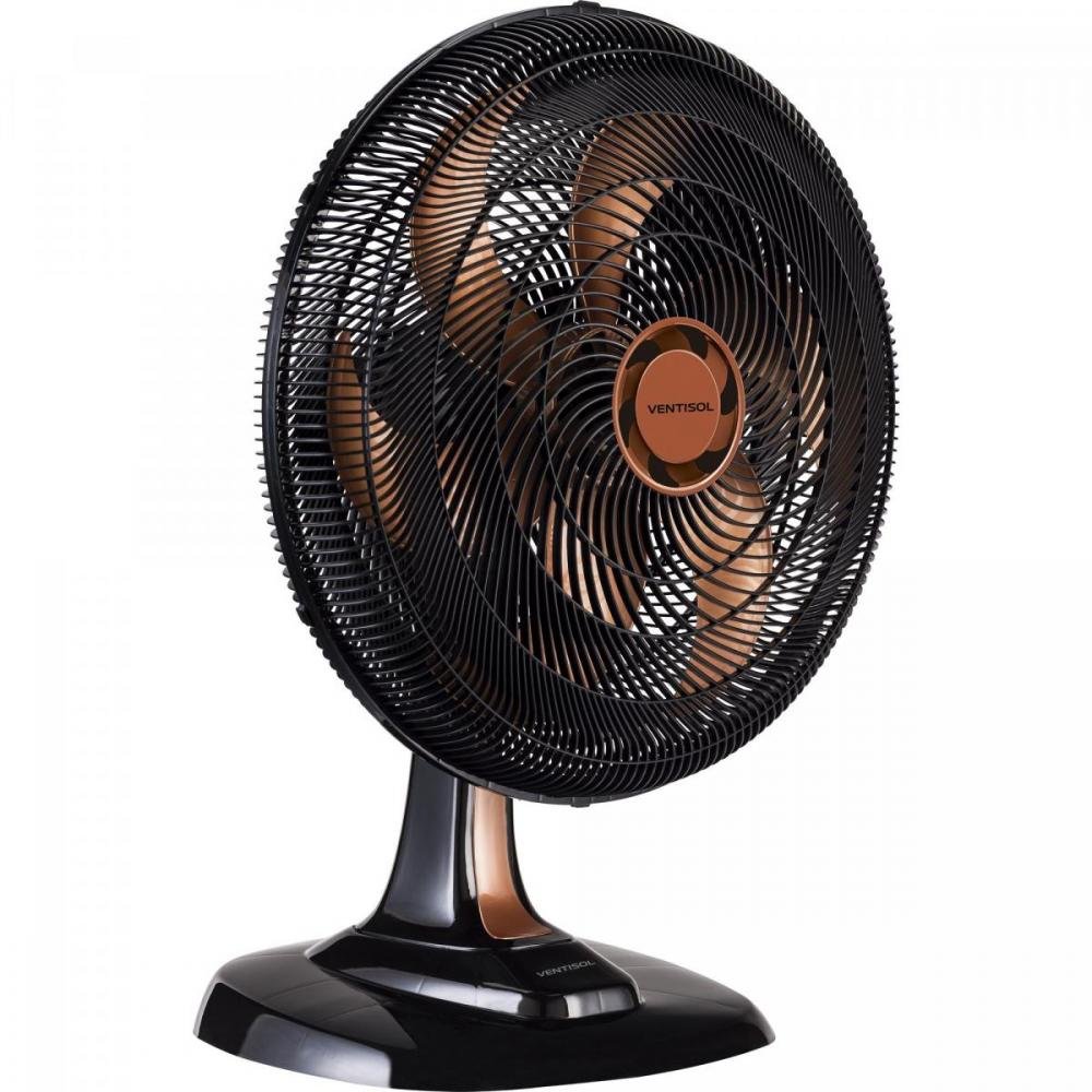 Ventilador de Mesa 50cm 220v Turbo6 Bronze Ventisol