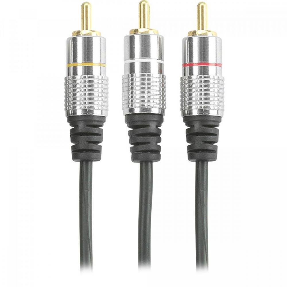 Cabo Rca 3x3 Metal 10m Cbrc0034 Strom