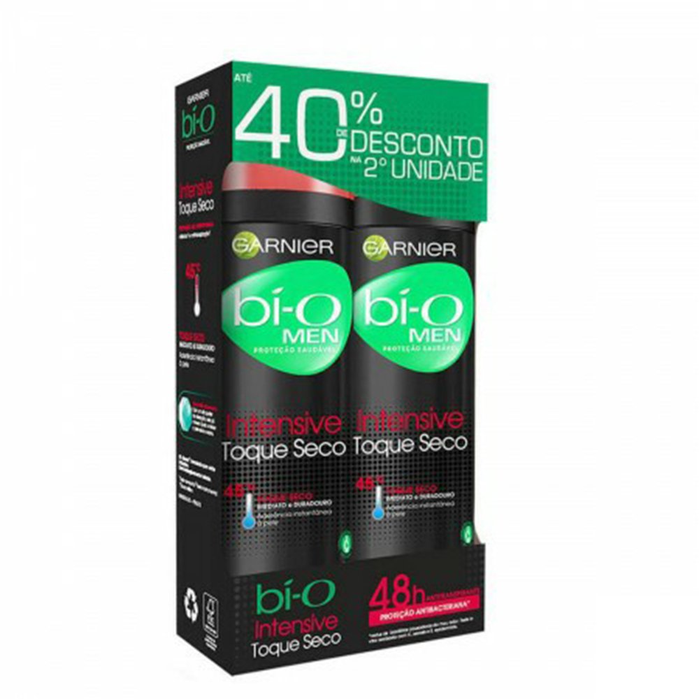 Desodorante Masc Bi-o Aero Toque Seco +1un 40% Desconto