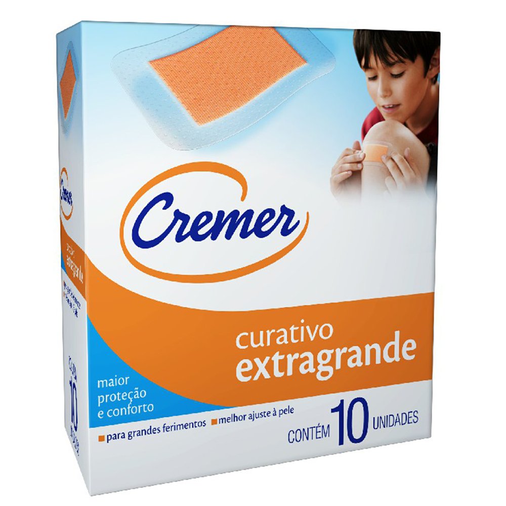Curativo Cremercare Extra Grande Com 10