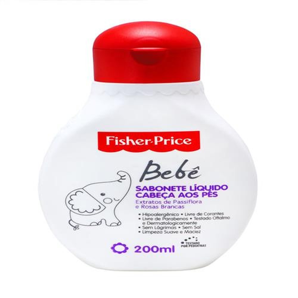 Sabonete Líquido Bebê Fisher-Price 200ml (Caixa com 12 und)