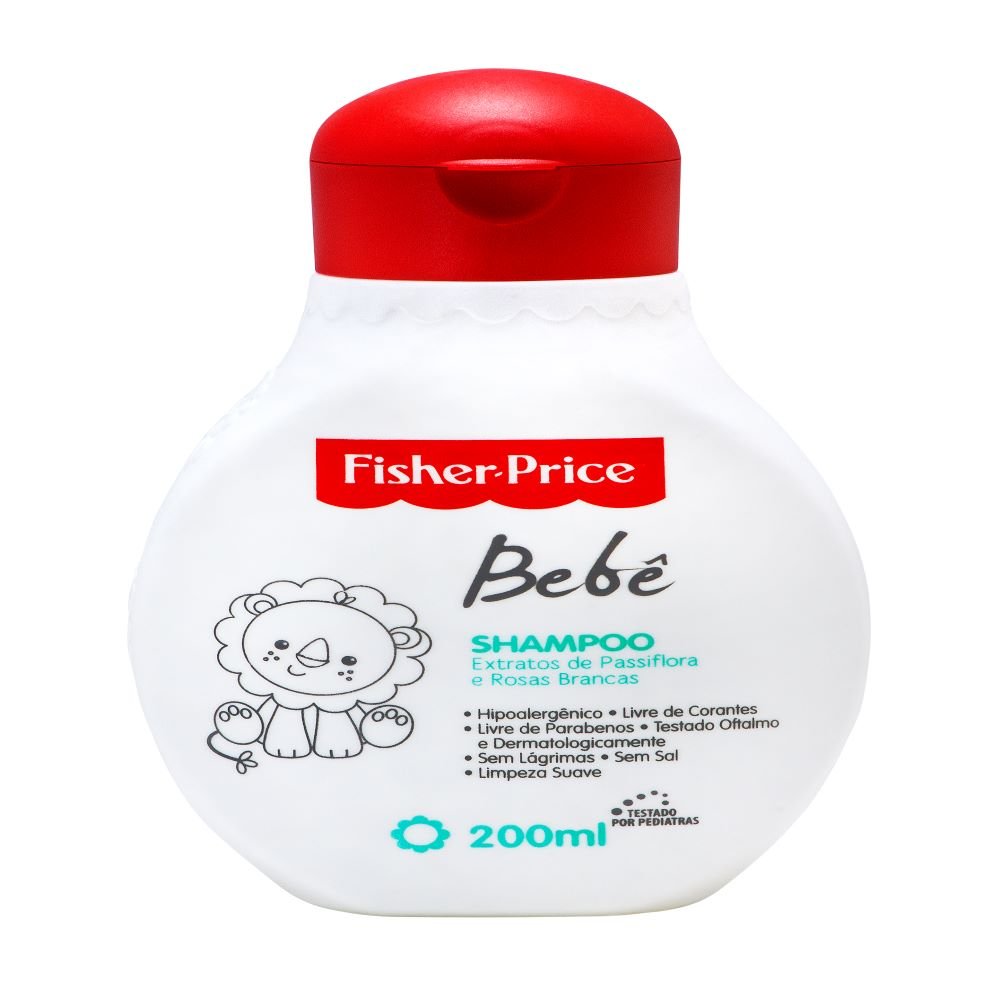 Shampoo Bebê Fisher-Price 200ml (Caixa com 12 und)