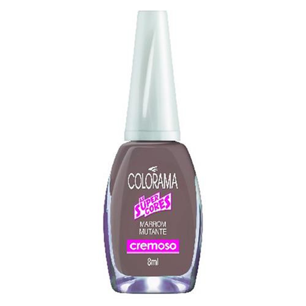 Esmalte Colorama Cremoso Marrom Mutante Nu