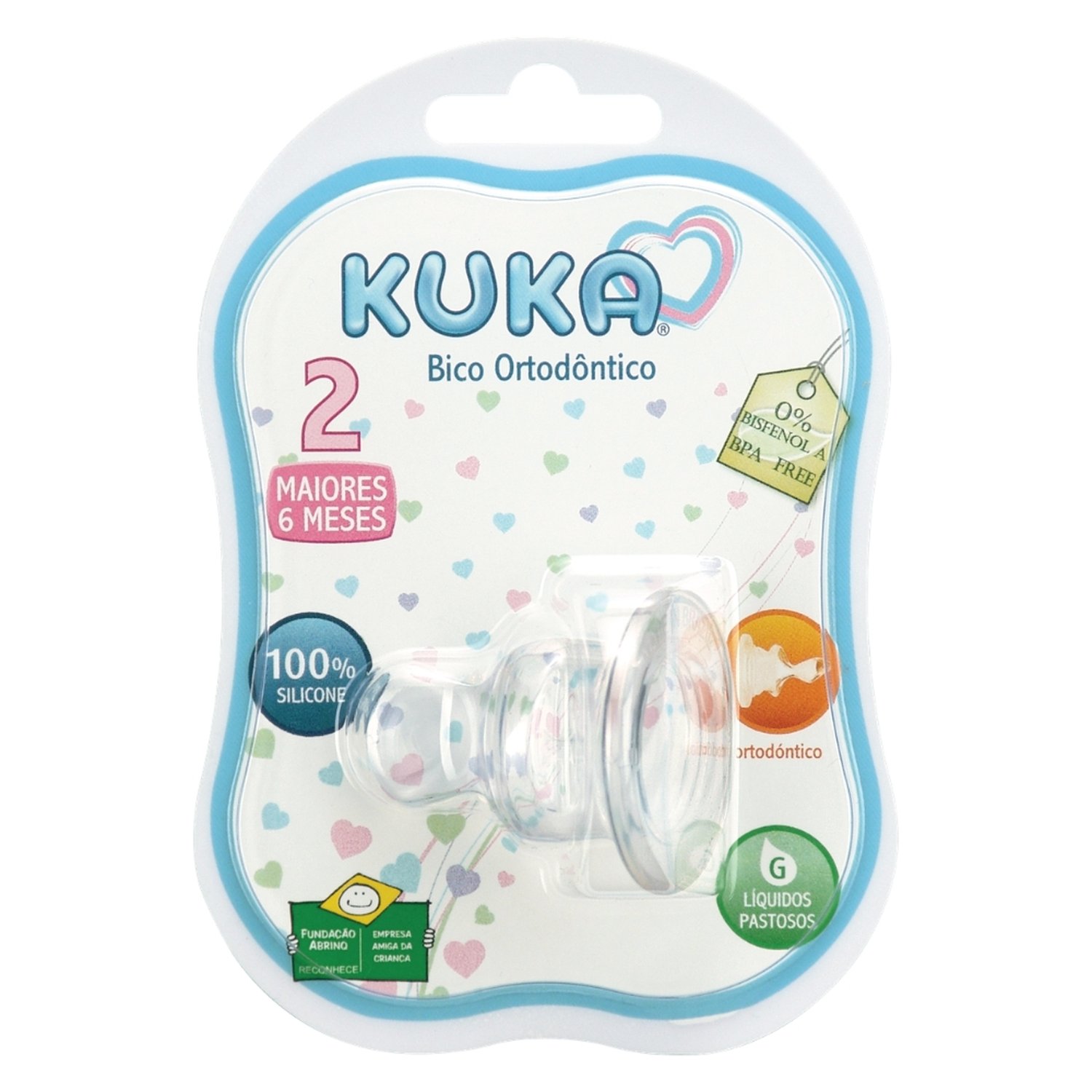 Bico P Mamadeira Orto N°2 Kuka K5069