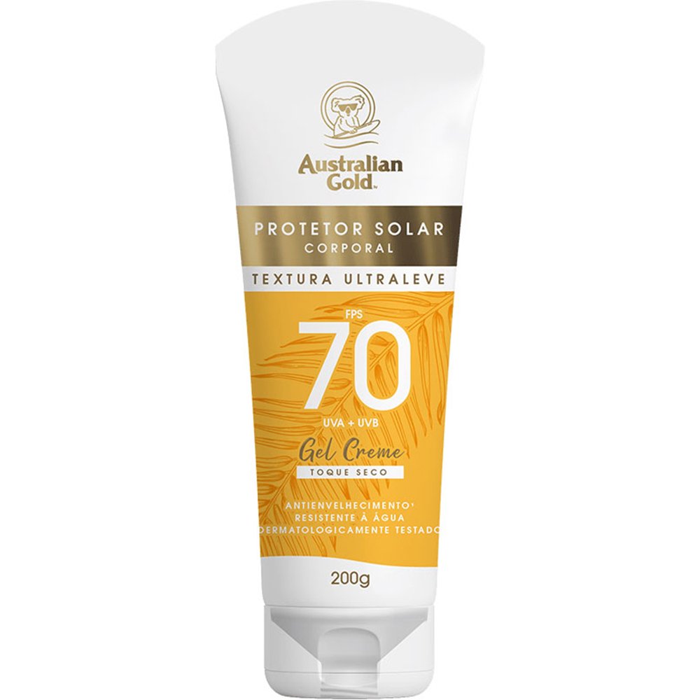 Protetor Solar Australian Gold Gel Creme Fps70 200g