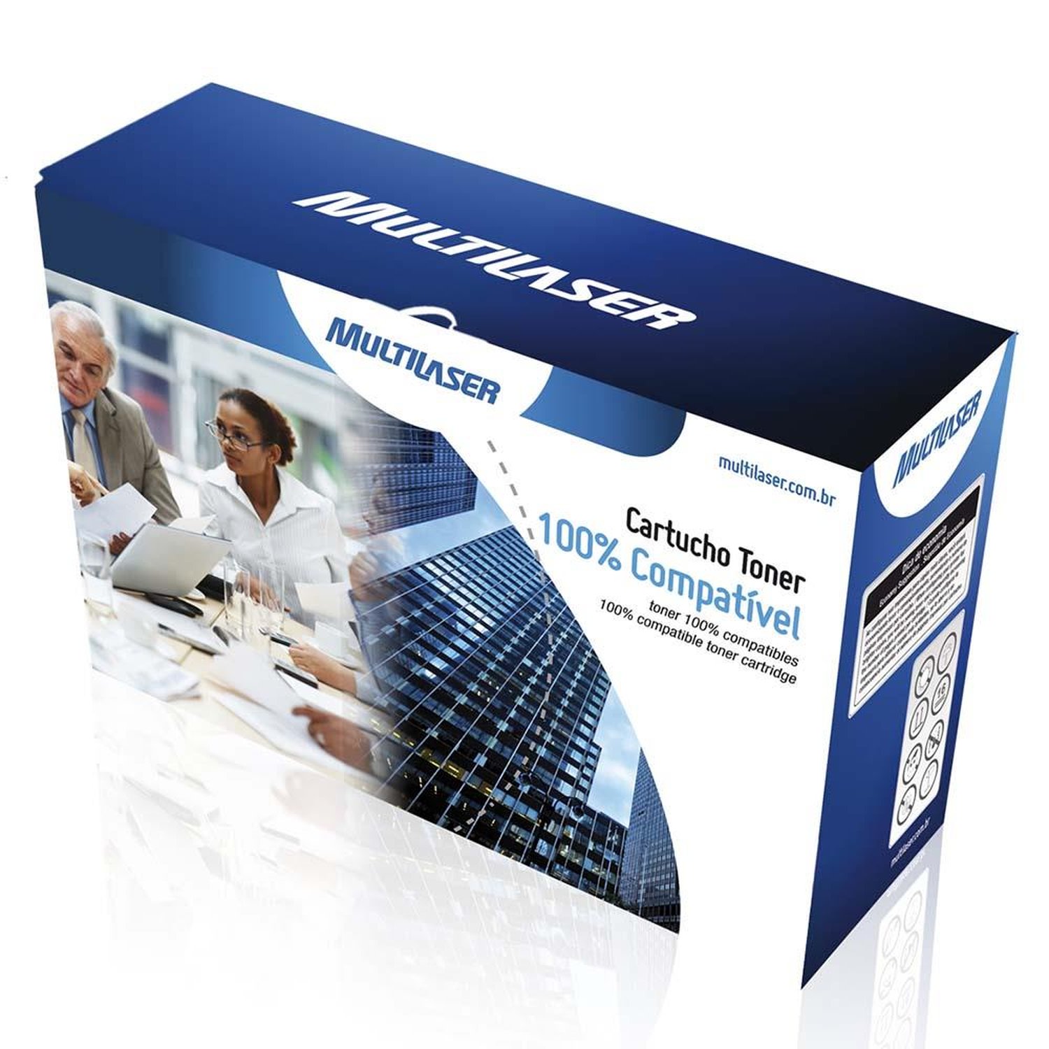 Cartucho Toner Multilaser Compatível C/ Hp Mod.Cf280A - CT080