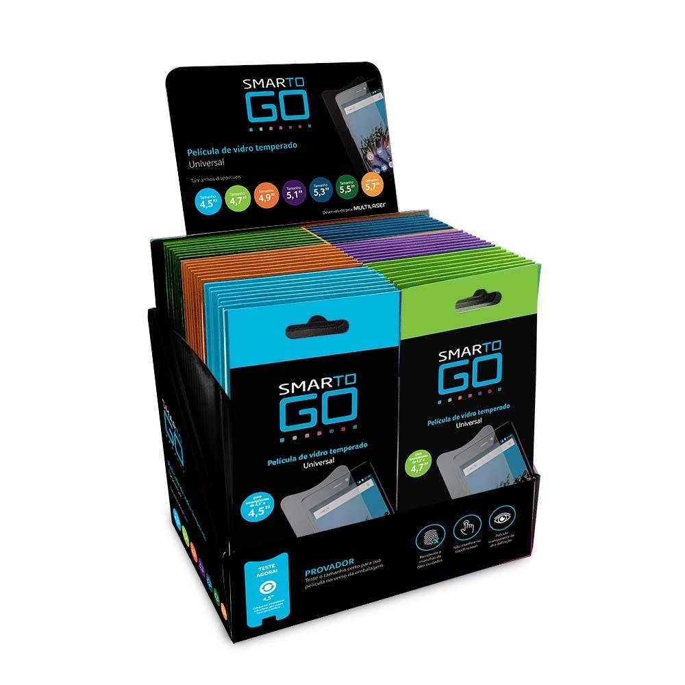 Display pelicula protetora LCD TRANSPARENTE SMARTPHONE 56 PCS 7 TAMANH - AC315