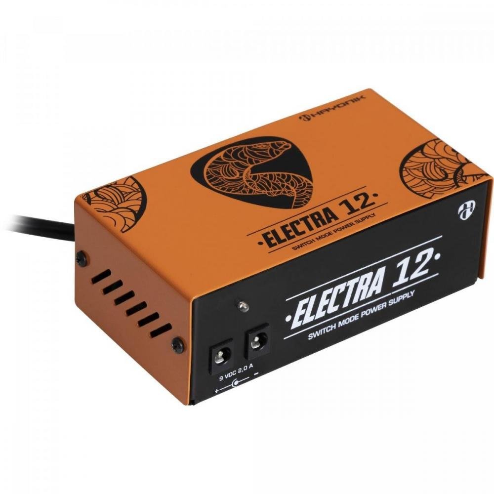 Fonte de alimentação para pedais ELECTRA 12 HAYONIK Un.Venda: PC/1
