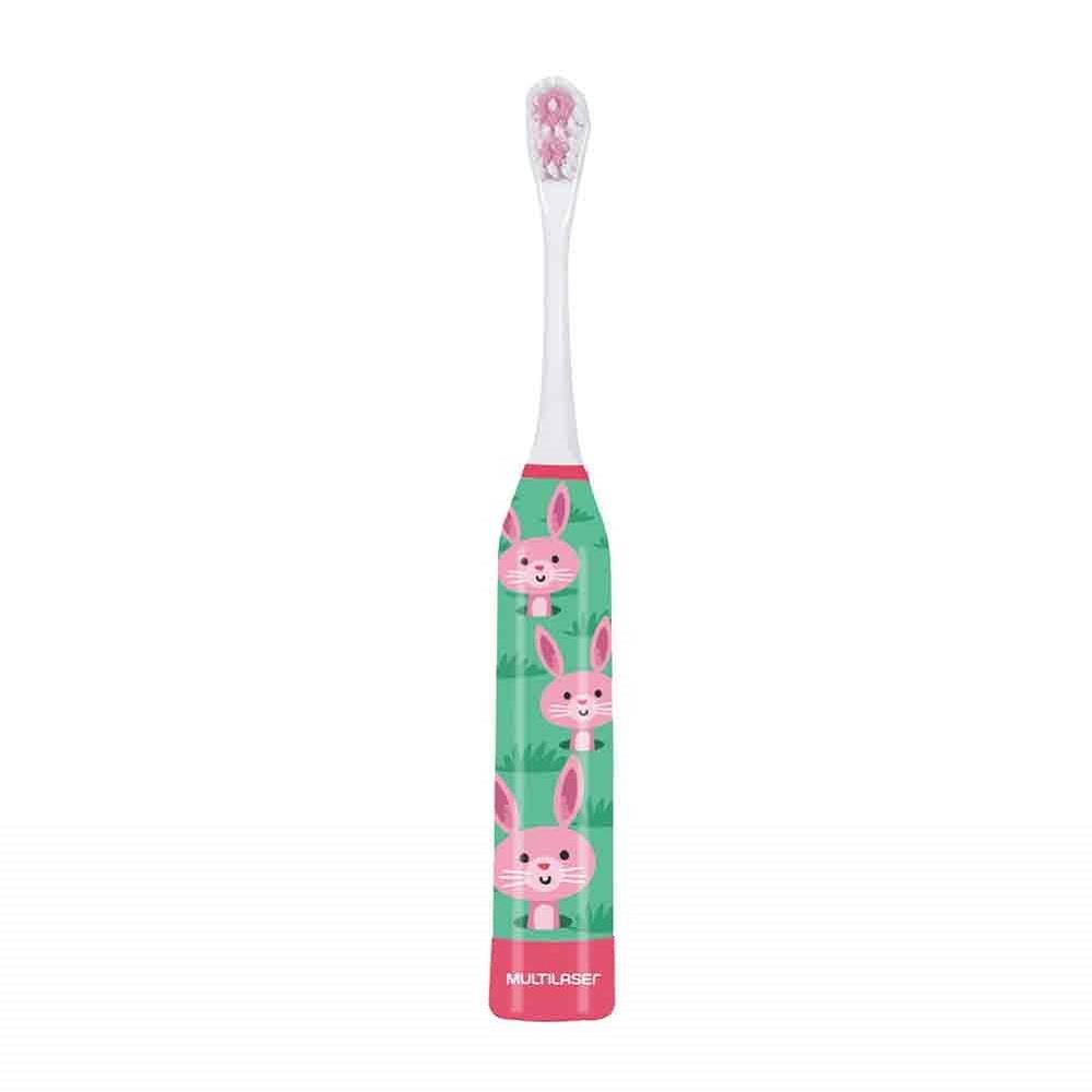 Escova Dental Eletrica Infantil Health Pro Multilaser Coelho - HC083