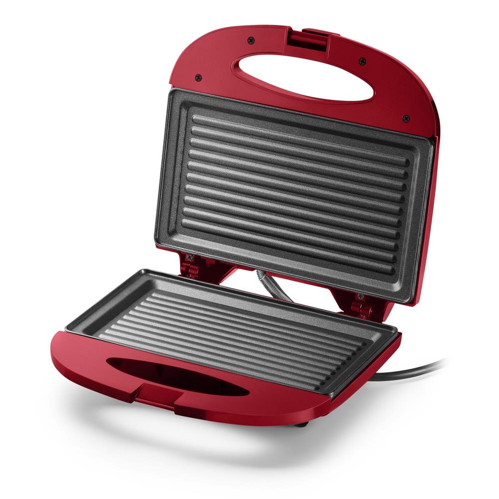 Sanduicheira e Minigrill Multilaser 220V 750W Vermelha - CE149