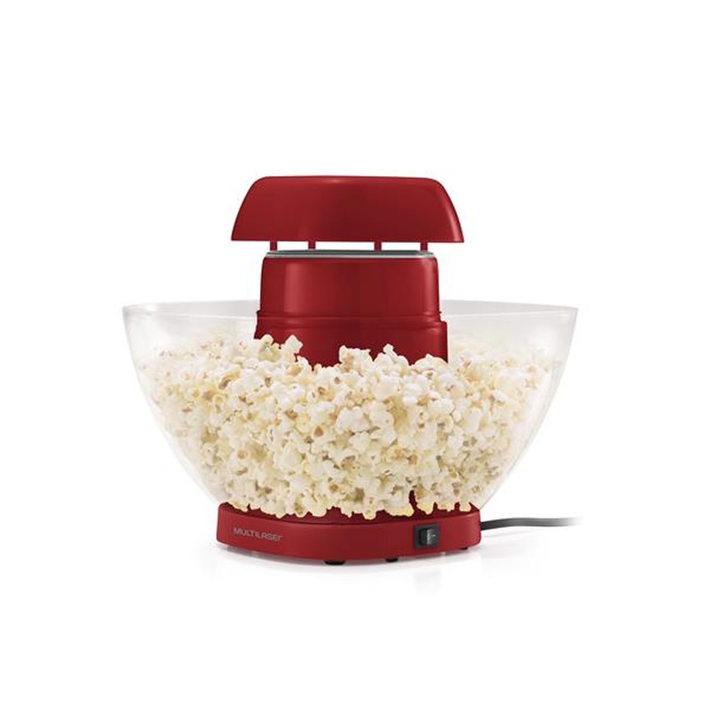 Pipoqueira de Tigela 127V Vermelha Multilaser - CE119