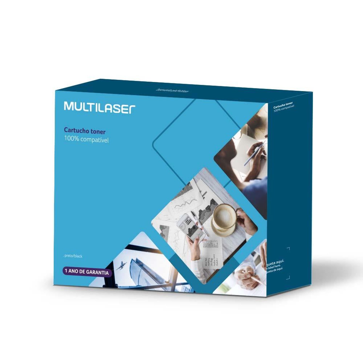 Cartucho Toner Compatível com HP Modelo Cb540A/Ce320A/Cf210A Multilaser - CT004