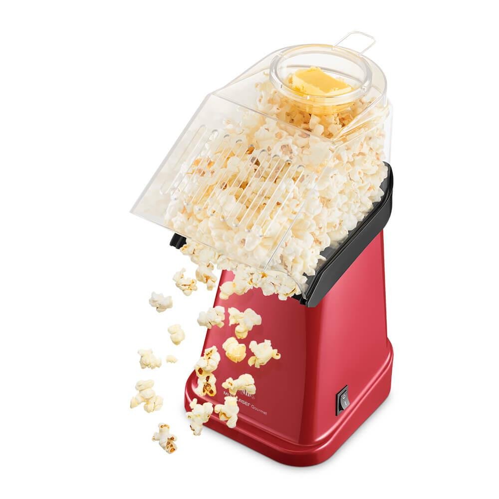 Pipoqueira Elétrica Multilaser Gourmet sem Óleo 220V 1200W Copo Dosador Vermelha - CE028