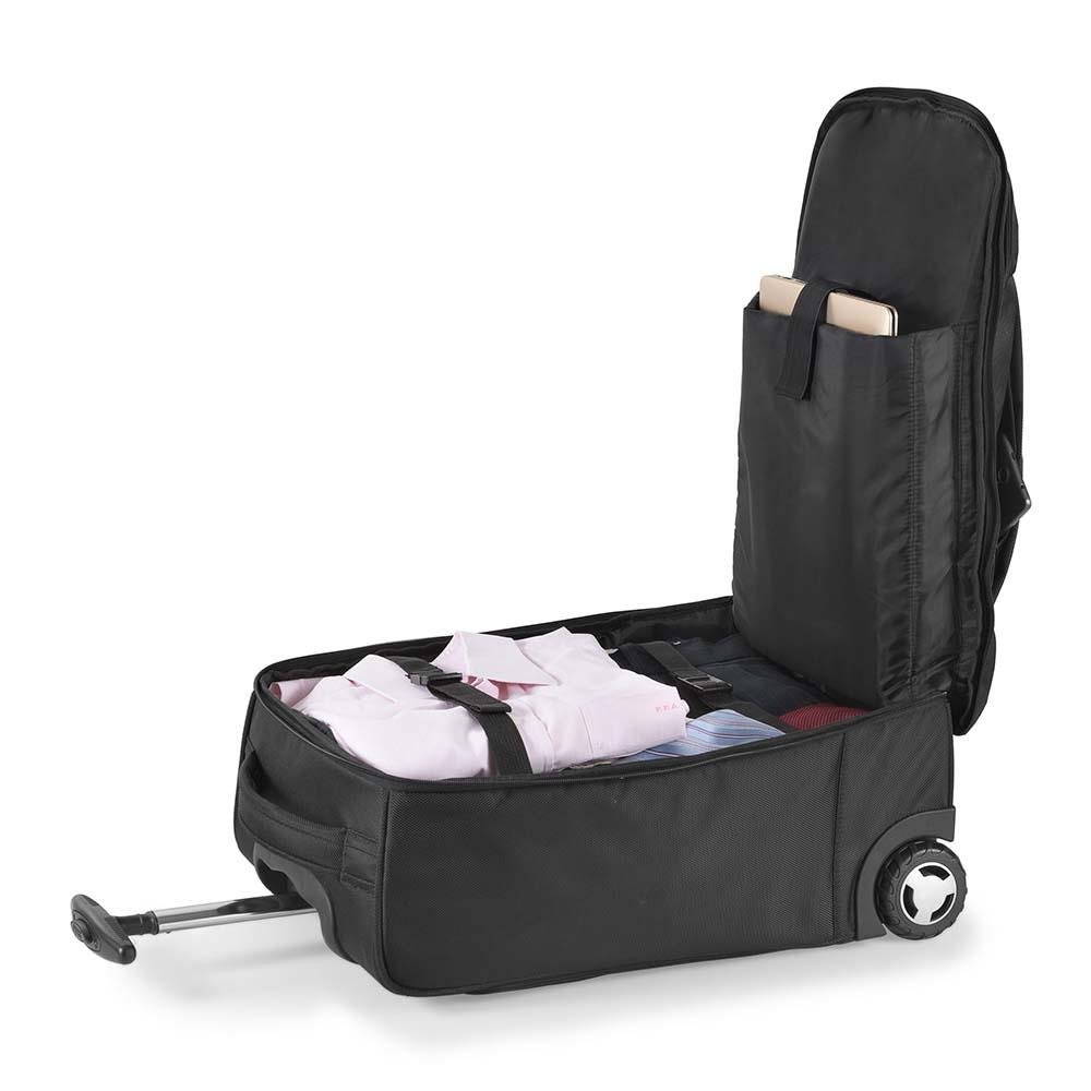 Mala trolley 2 rodas para notebook ate 19 preta - BO416