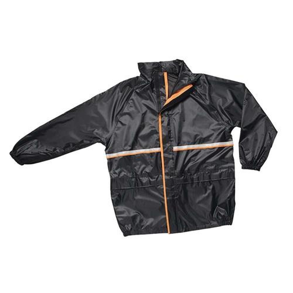 Capa de Chuva Impermeável + Calça Forrada Premium Racer Moto P e Impermeável Preta Atrio - MT085
