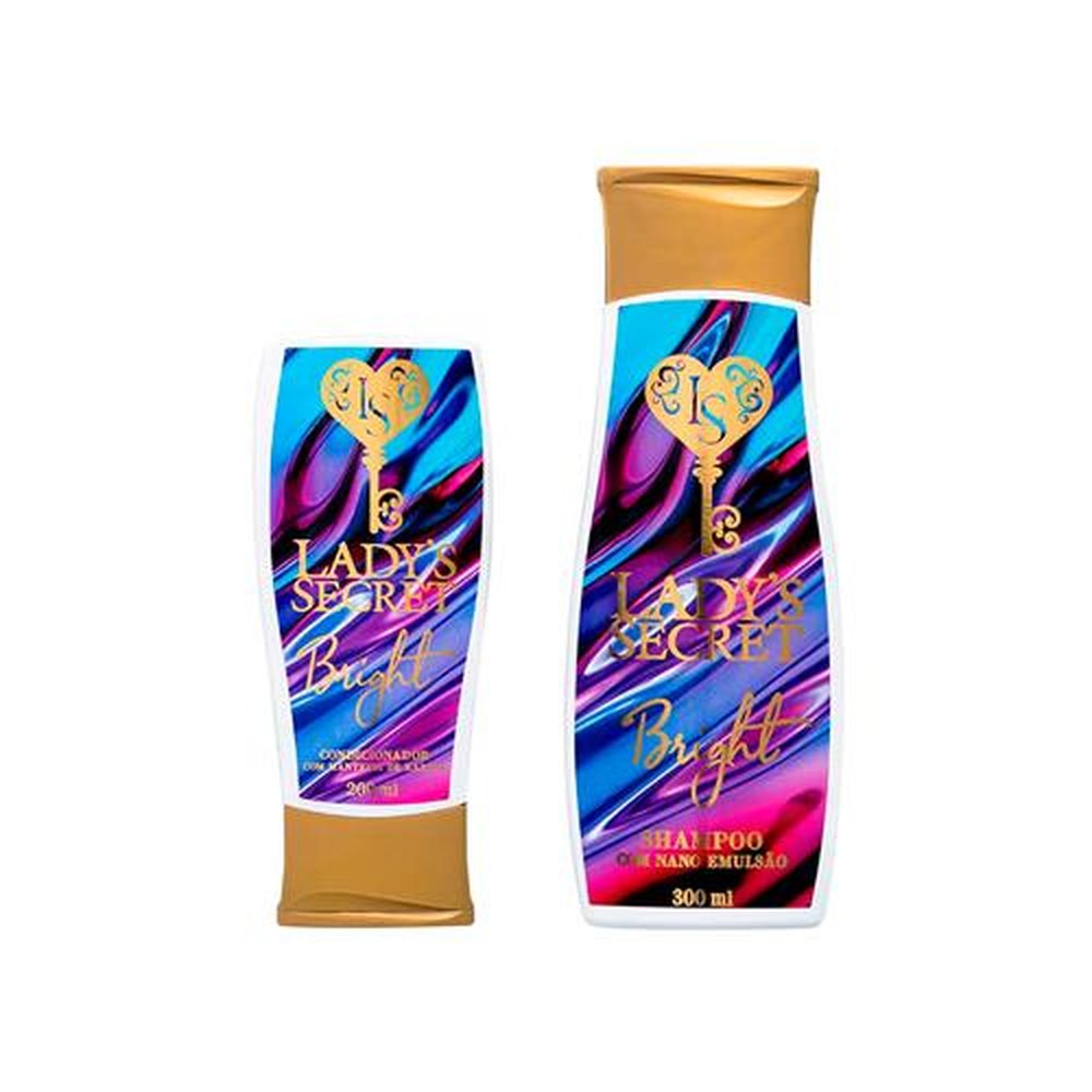 COMBO Bright Shampoo 300 ml + Condicionador 200 ml Ladys Secret