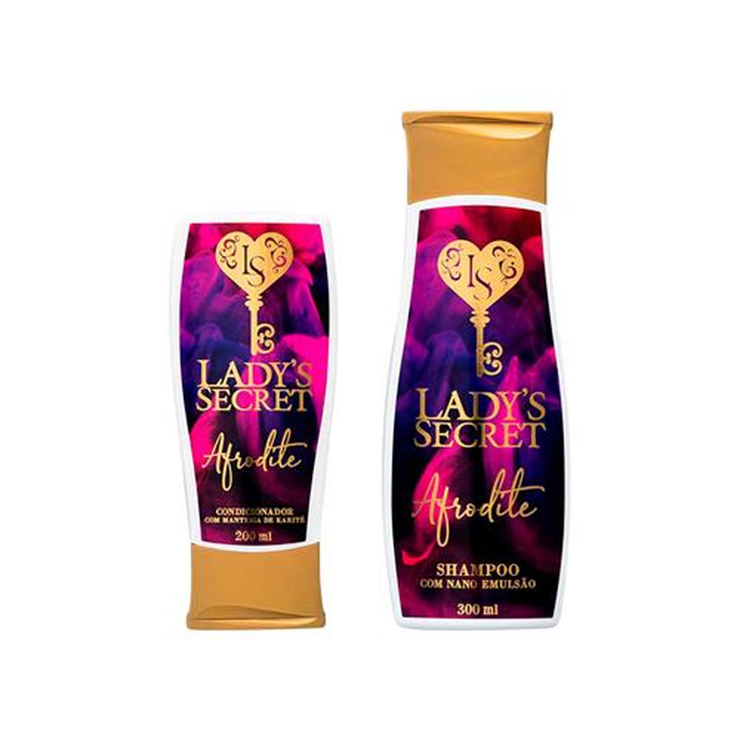 COMBO Afrodite I Shampoo 300 ml + Condicionador 200 ml Ladys Secret