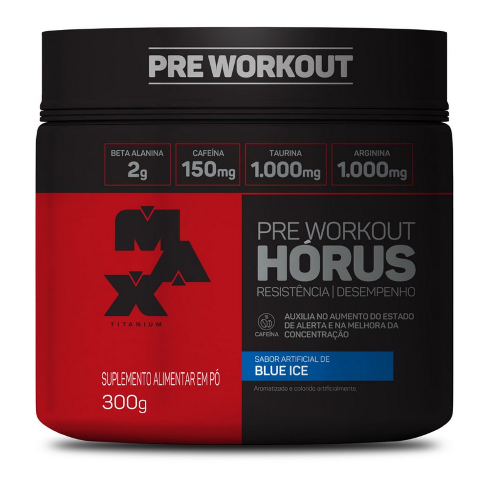 Pré Treino Hórus Pote 300g Blue Ice