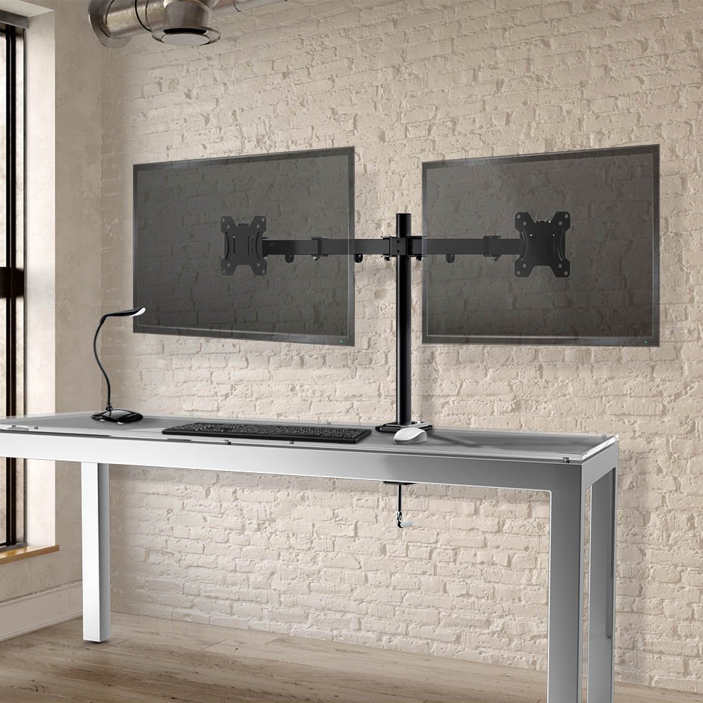 Suporte De Mesa Duplo Articulado Para Monitores De 10 A 27 Pol. Multilaser - AC367