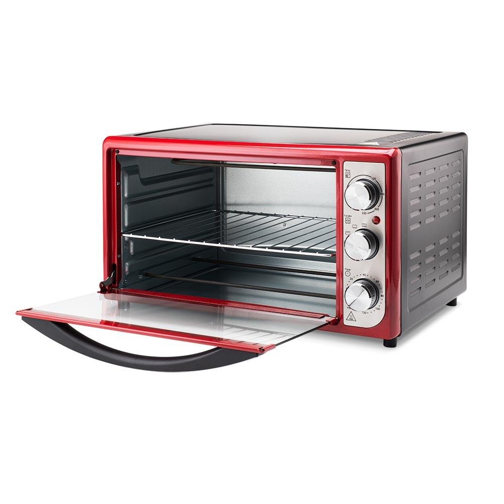 Forno Elétrico 46L Multilaser 127V 1500W Vermelho - CE129