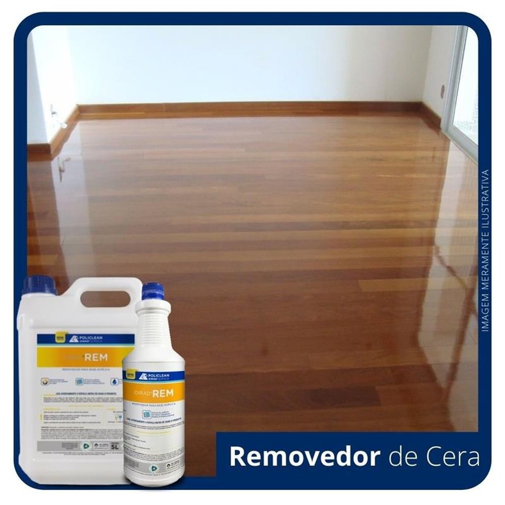 Oirad Rem - Removedor Acrílico 05 L - Pisos Cerâmicos, Paviflex, Madeira, Porcelanatos