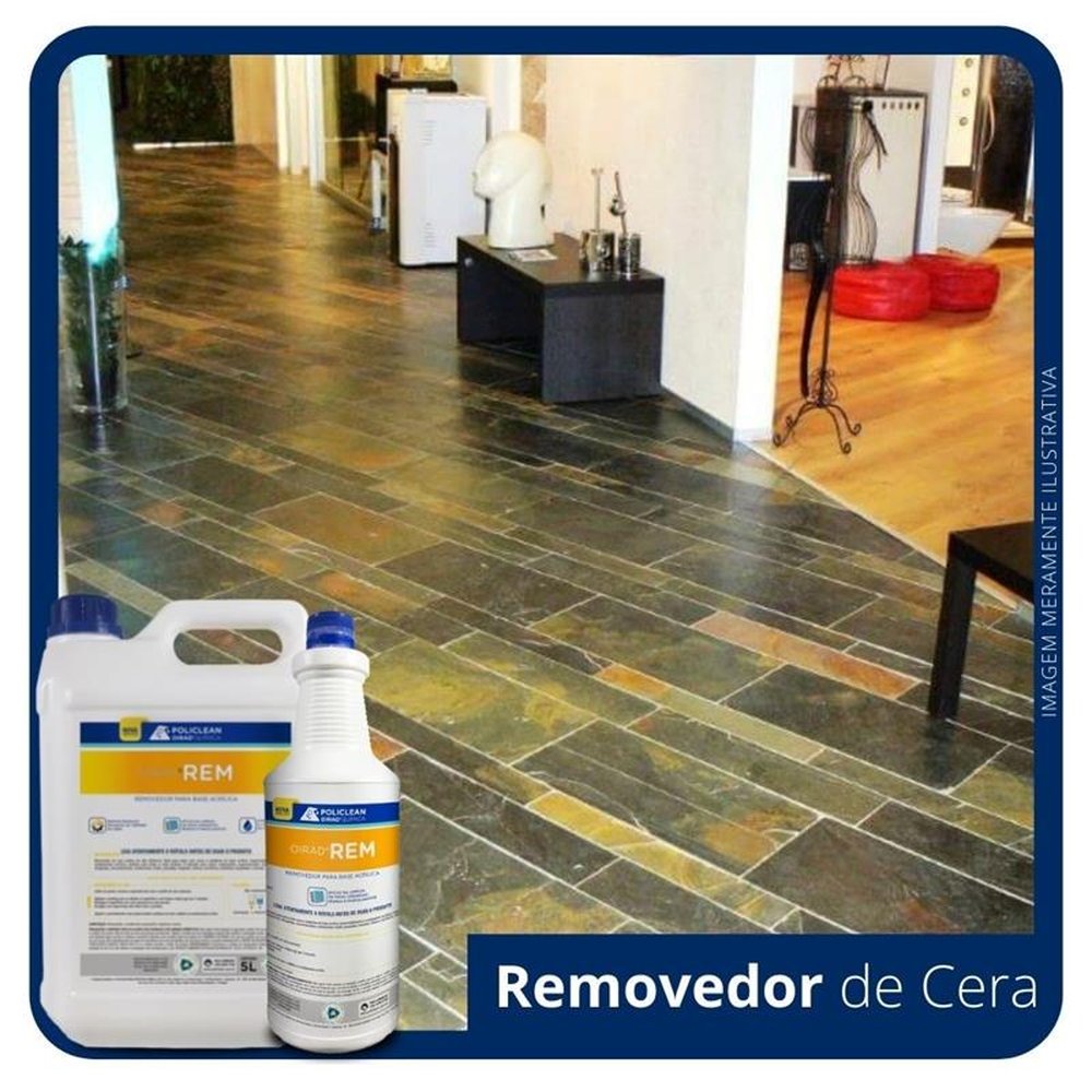 Oirad Rem - Removedor Acrílico 05 L - Pisos Cerâmicos, Paviflex, Madeira, Porcelanatos