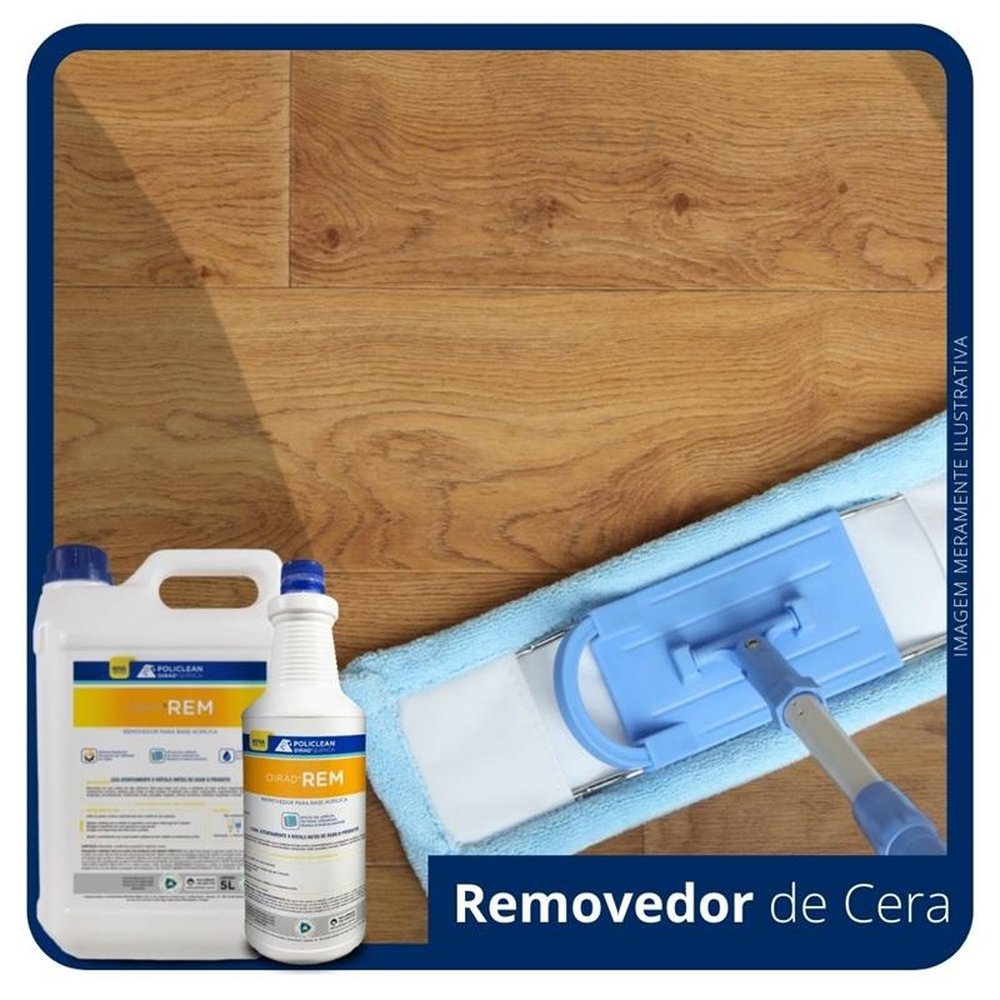 Oirad Rem - Removedor Acrílico 05 L - Pisos Cerâmicos, Paviflex, Madeira, Porcelanatos