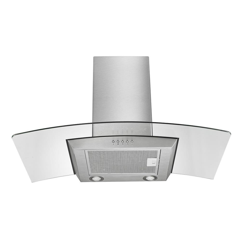 Coifa Multilaser 127V 234W 90cm 6 Bocas Vidro e Inox - CE063