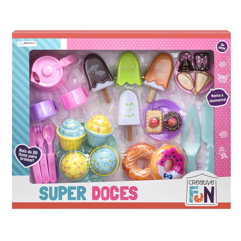 Creative Fun Super Doces Indicado para +3 Anos Multikids - BR604