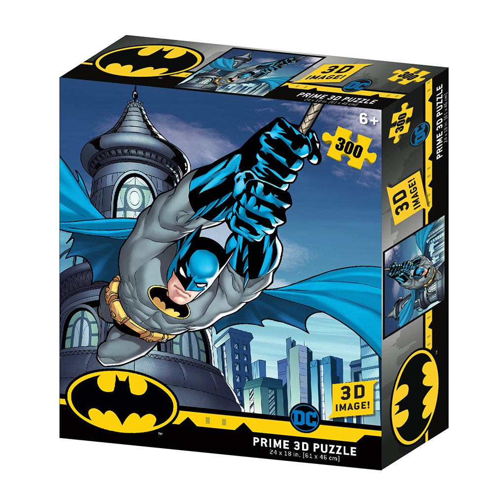 Quebra-Cabeça 3D Batman DC Comics 300 Peças Multikids - BR1321