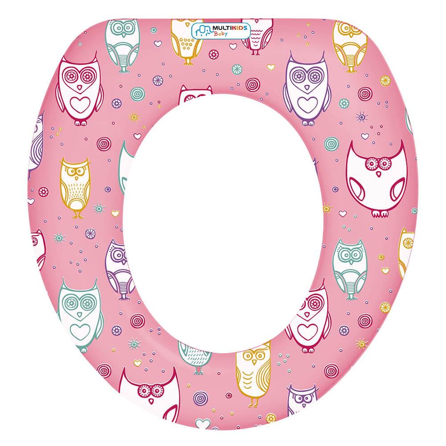 Redutor Para Vaso Sanitário Soft Seat Rosa Multikids Baby - Bb213