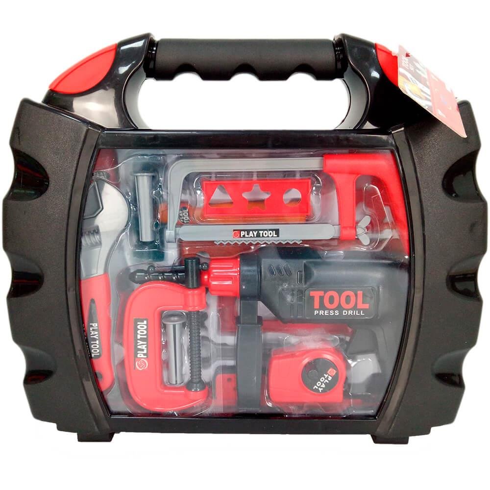 Oficina Criativa Maleta com Acessórios Indicado para +3 Anos Vermelho/Preto Multikids - BR799