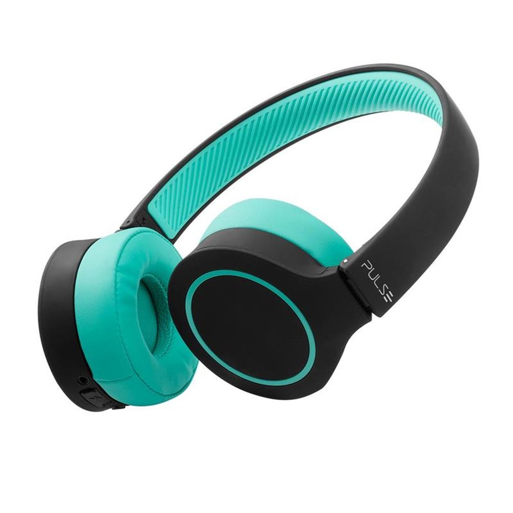 Headphone Bluetooth 5.0 Head Beats Bateria 20h Verde/Preto Pulse - PH340