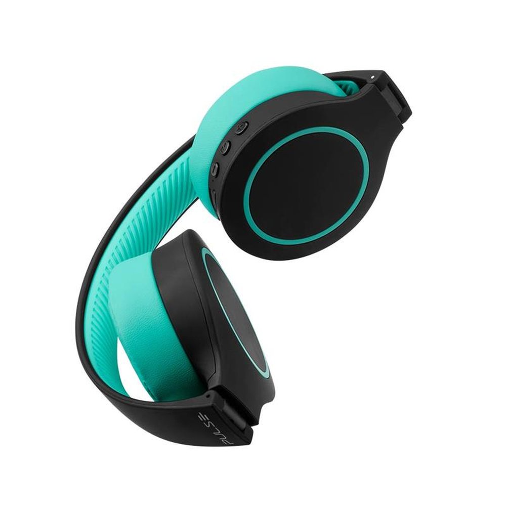 Headphone Bluetooth 5.0 Head Beats Bateria 20h Verde/Preto Pulse - PH340