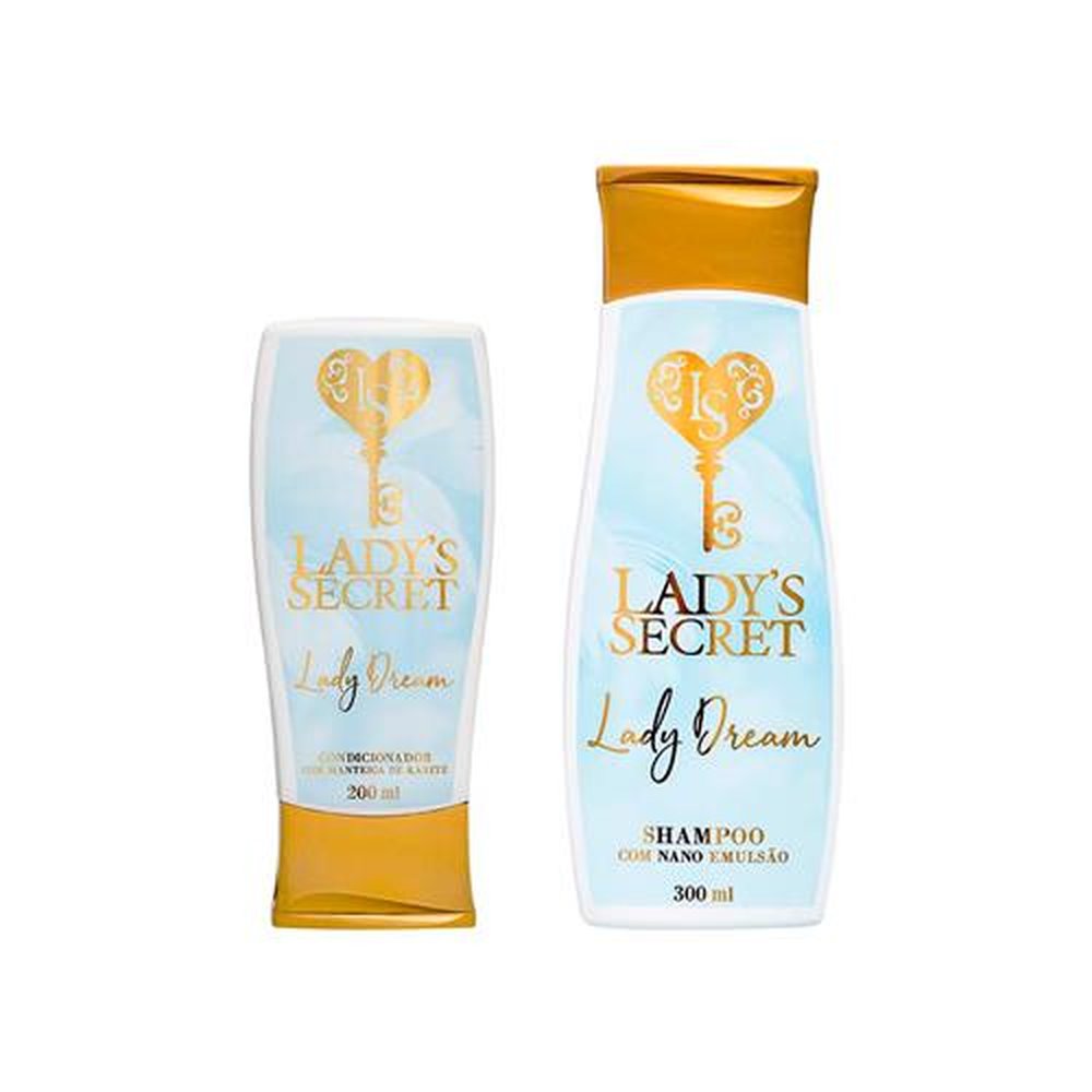 COMBO Lady Dream Shampoo 300 ml + Condicionador 200 ml Ladys Secret