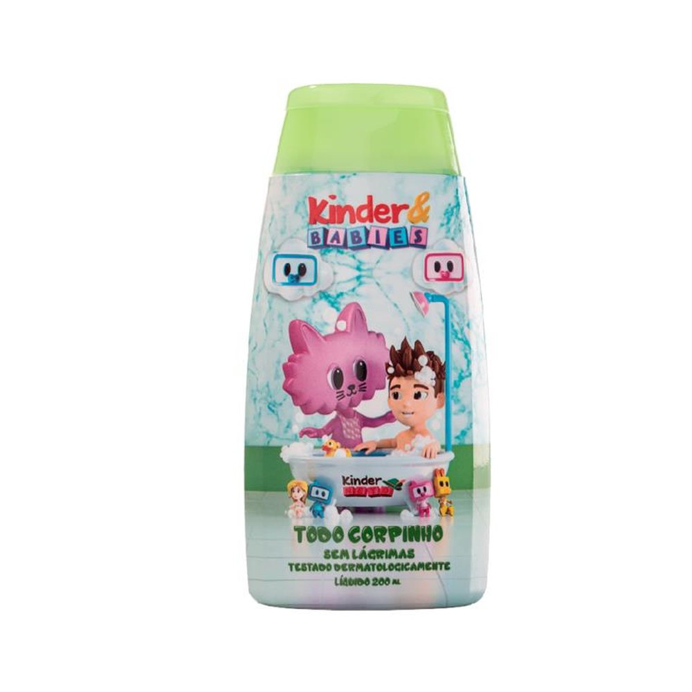 Kit Sabonete Kinder Babies Menino - Camomila Fofinho 200 ml