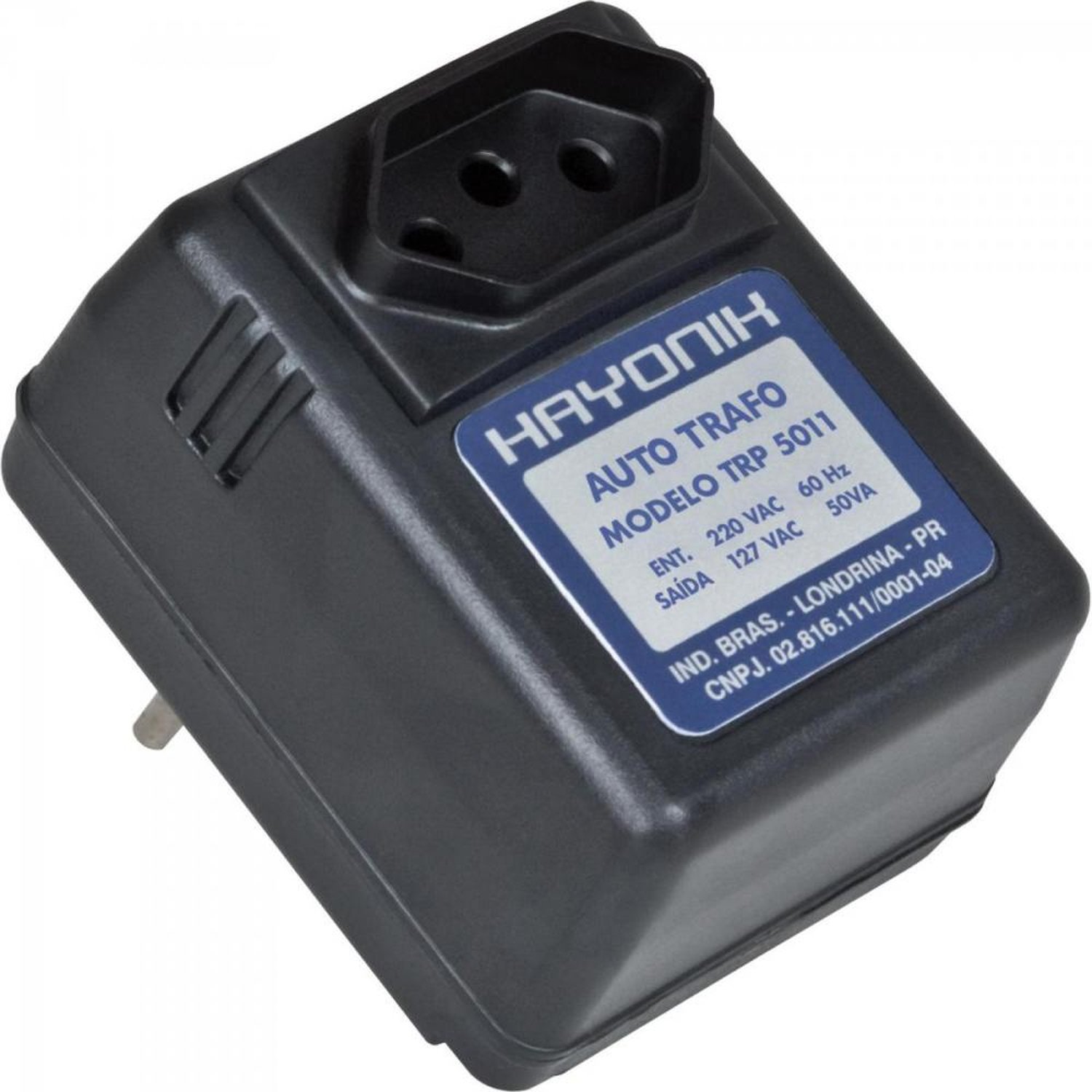 Auto Transformador Parede 220/127VAC 50VA TRP 5011 HAYONIK Un.Venda: PC/1