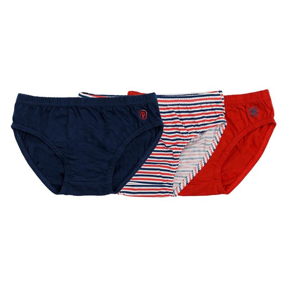 Pack Com 6 Kits Cueca Infantil Cada kit Com 3 Peças Tamanho 04 Anos Masculino Pimpolho.