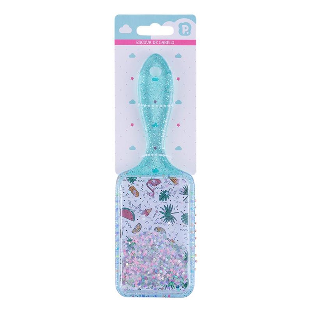 Kit Escova De Cabelo Infantil Com 6 Unidades