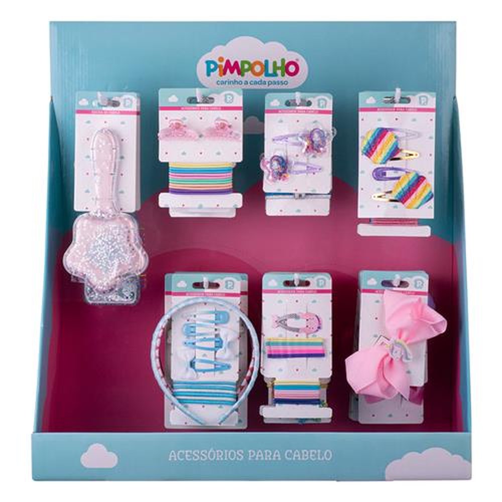 Kit De Acessórios Para Cabelo Com 54 Unidades