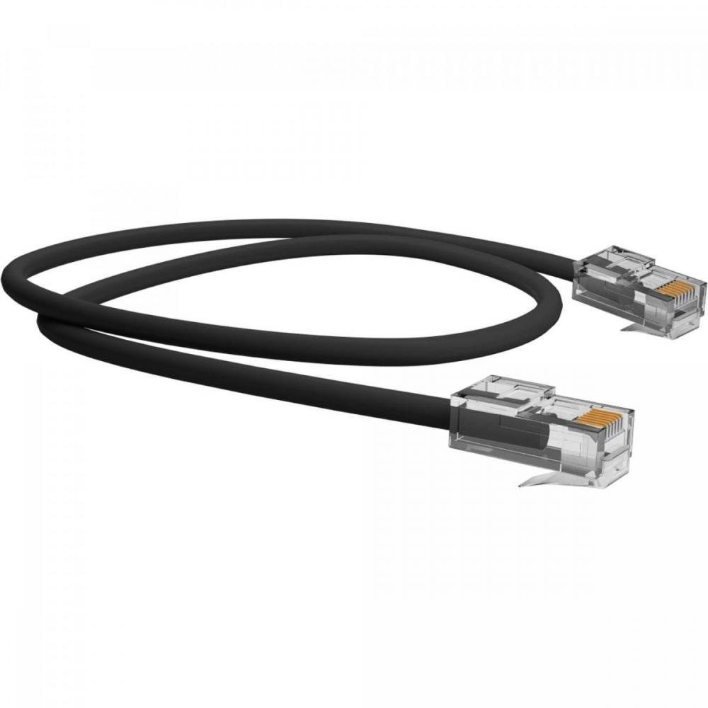 Cabo Patch Cord Cat5e T568a/B 2.5M Preto