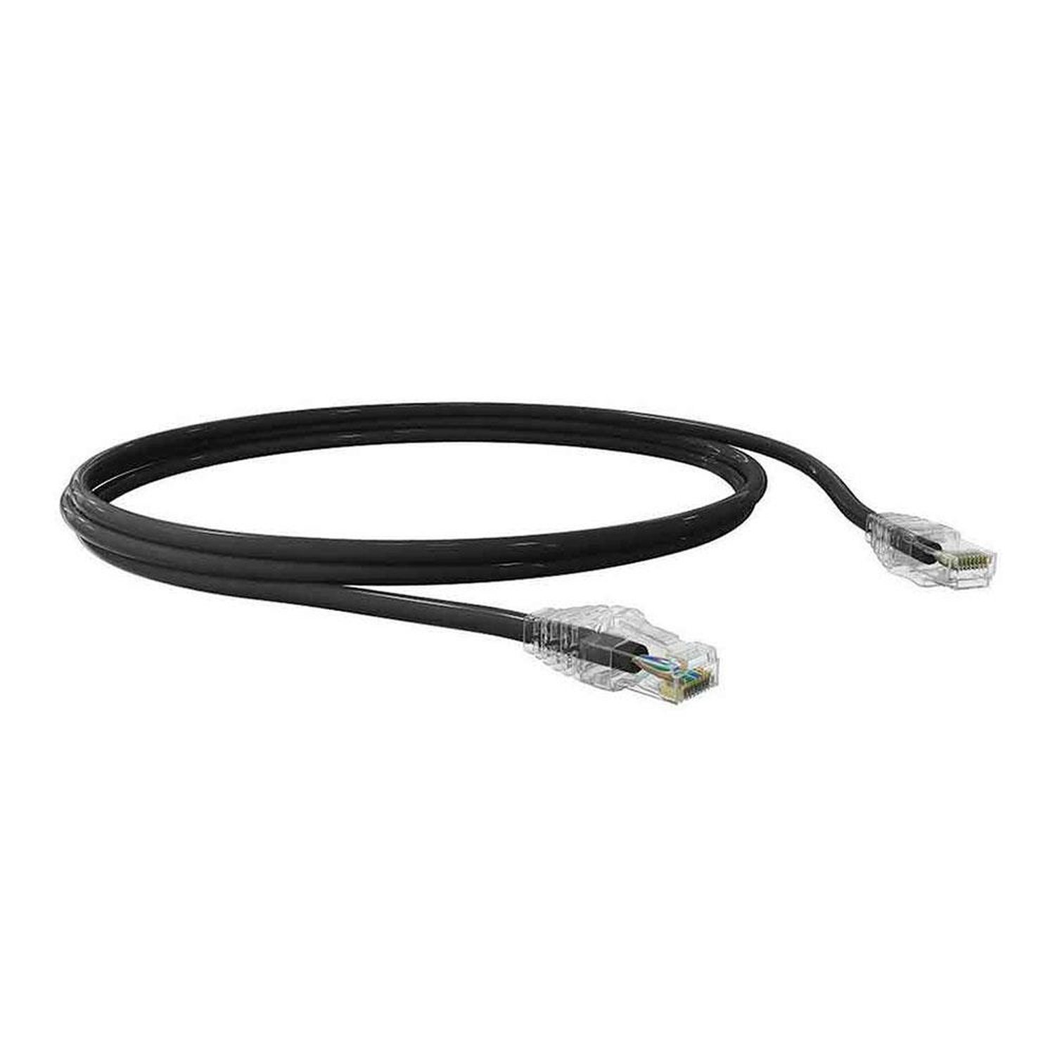 Cabo Patch Cord Cat5e T568a/B 2.5M Preto