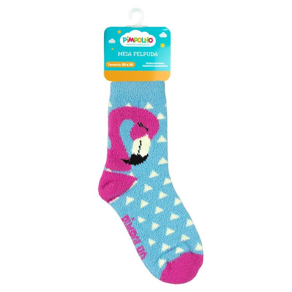 Kit Meia Felpuda Infantil 26-30 Feminina Pimpolho Com 24 Pares.