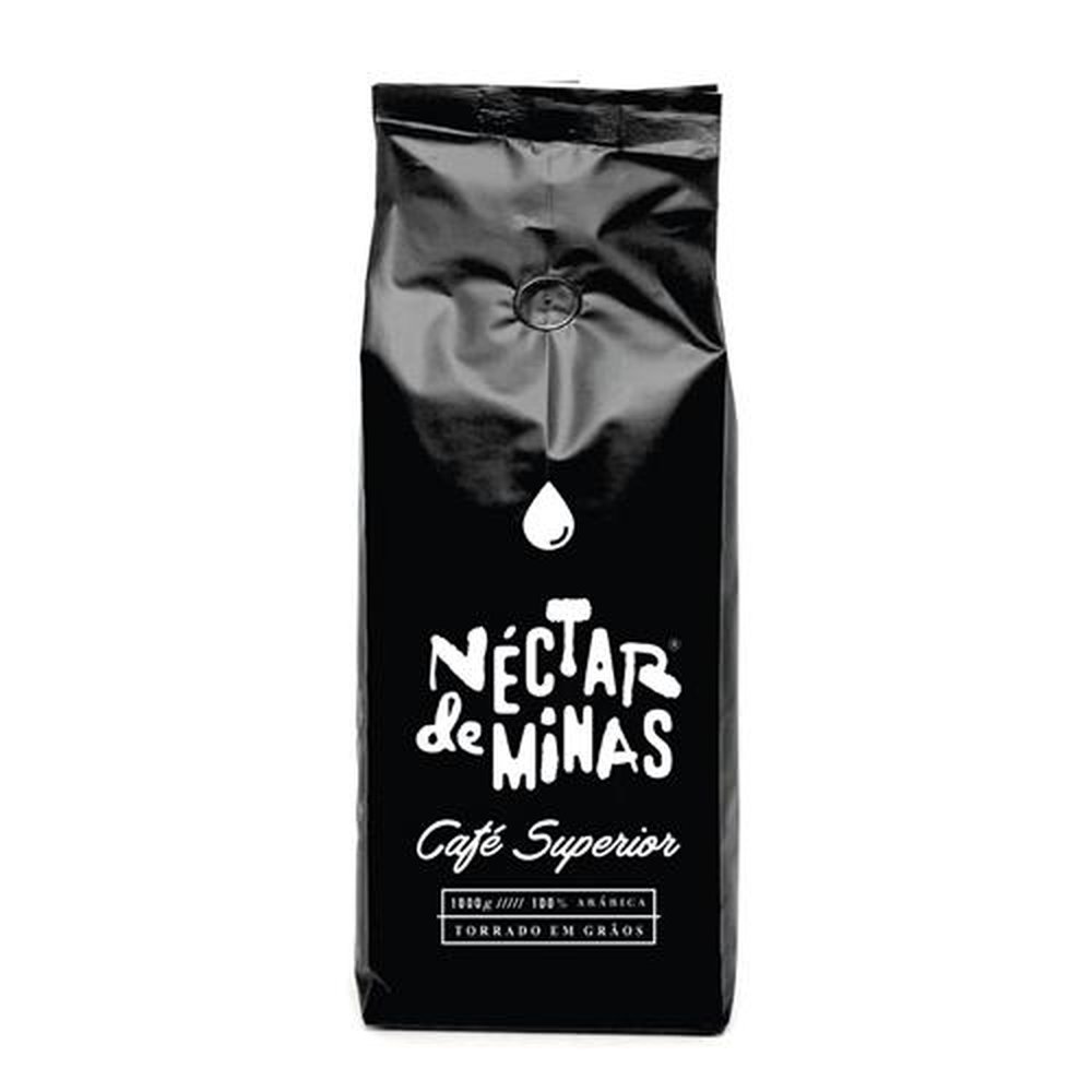 Café Tipo Exportação Nectar de Minas em Grãos - Pacote com 1 quilograma
