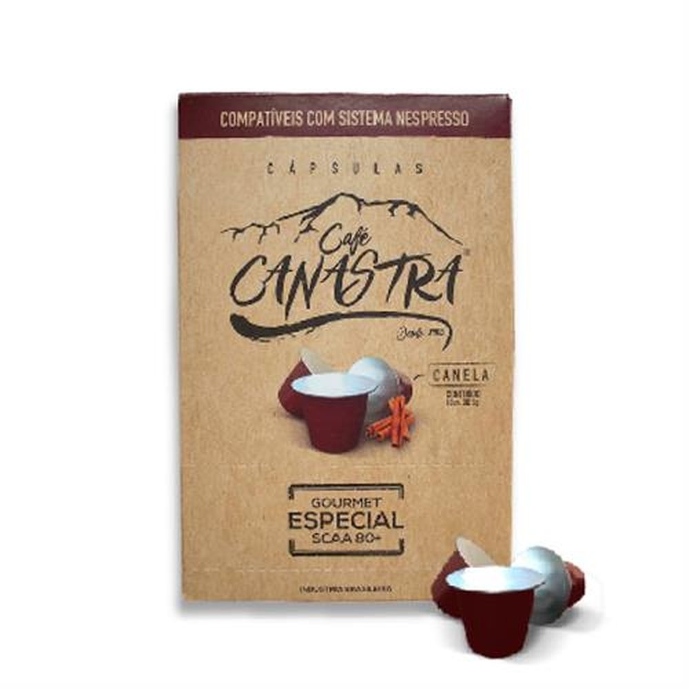 Cápsula Compatível Nespresso - Canastra Canela embalagem com 10 unidades