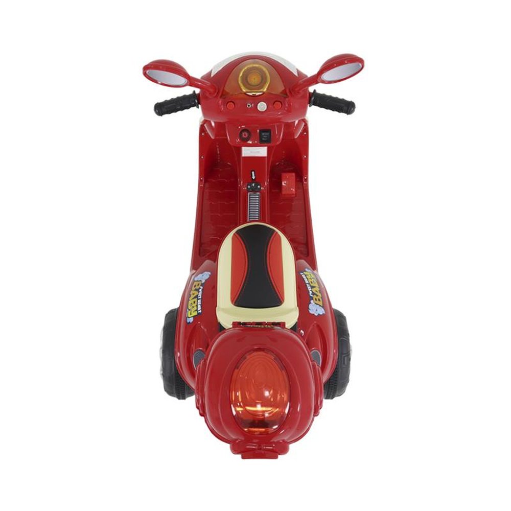 Moto Lambreta Elétrica 6V Vermelha Bel