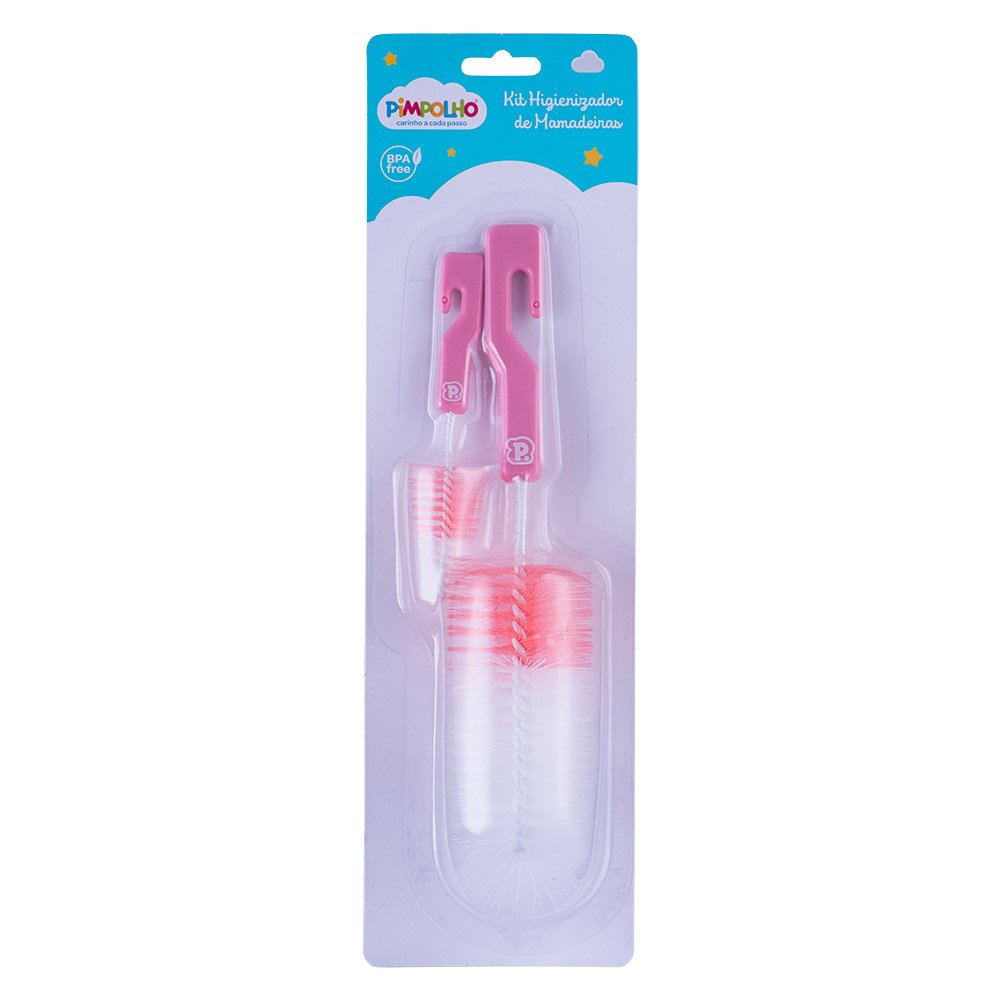 Kit Higienizador De Mamadeiras C/2 Unid Feminino Pimpolho Com 12 Unidades.