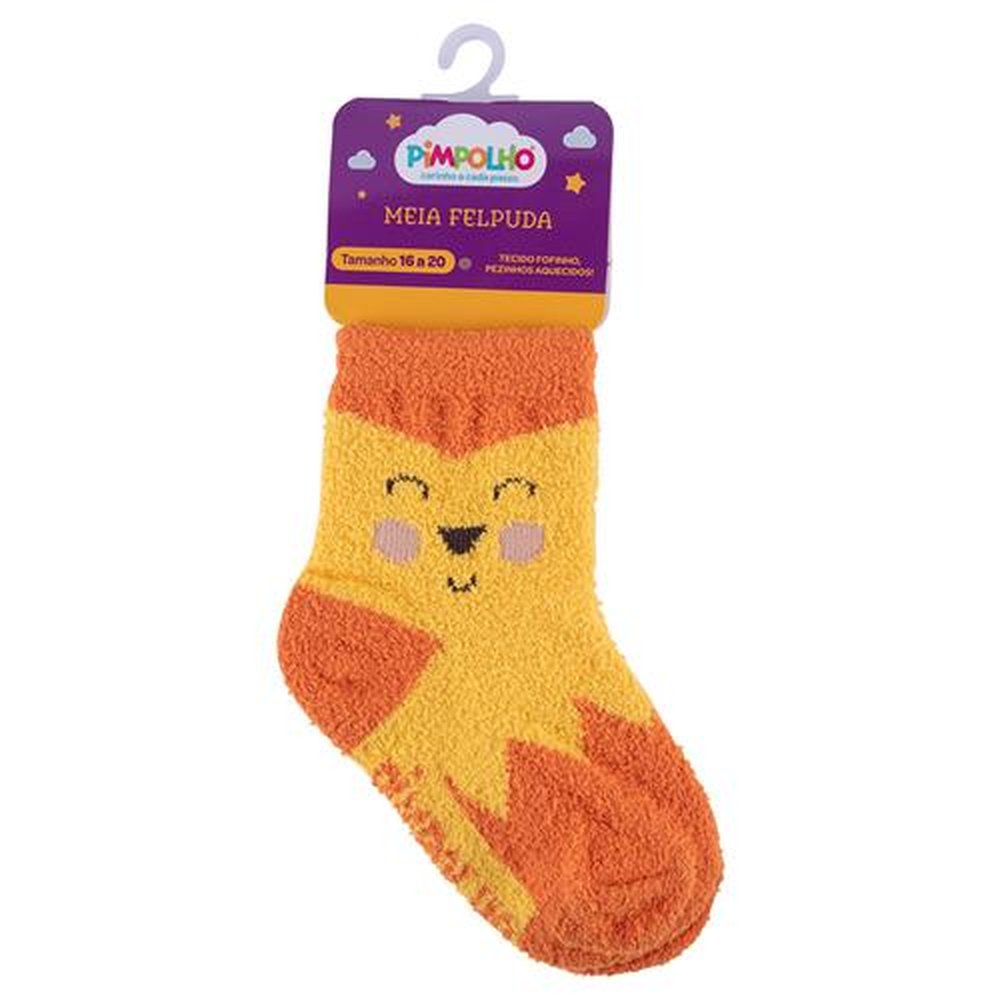Kit Meia Felpuda Infantil 16-20 Masculina Pimpolho Com 24 Pares.